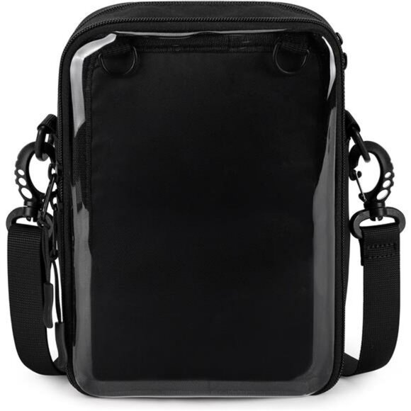 Anime Ita Bag Crossbody Small Pin Display Purse Clear Window Insert Travel - Picture 1 of 8